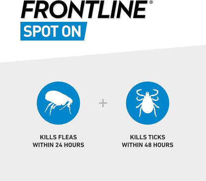 FRONTLINE Spot On Flea & Tick Treatment for Cats – 6 Pipettes